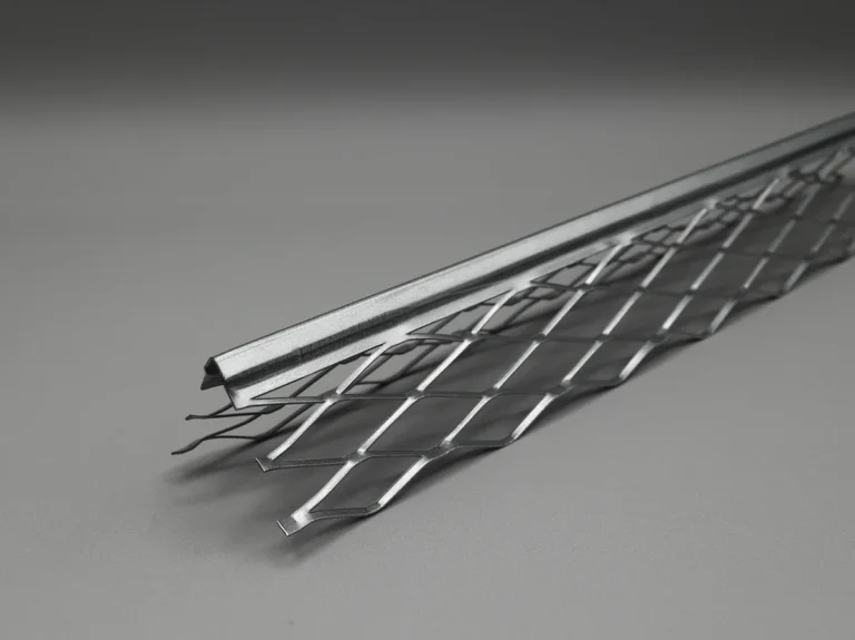 Article 2001.P, corner bead, galvanized, for interior plaster.